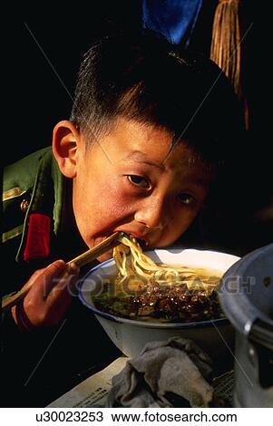 china, eating, kumming, chopsticks, noodles, boy View Large Photo Image Stock Image - china, eating, kumming, chopsticks, noodles, boy. Fotosearch