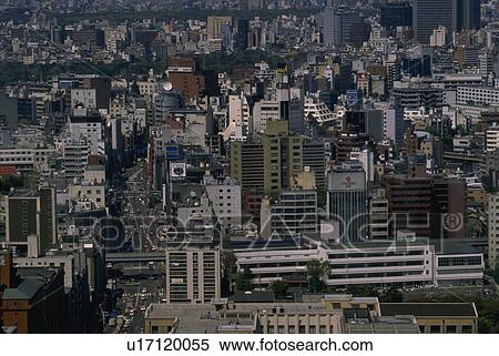 Stock Photography - city, view, asian, japan, tokyo, aerial. Fotosearch