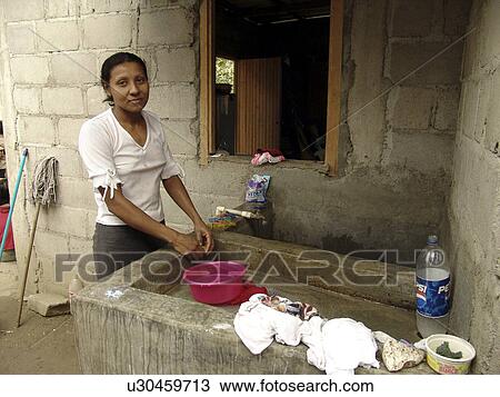 clothes, people, washing, honduras, person, woman View Large Photo Image Stock Image - clothes, people, washing, honduras, person, woman. Fotosearch