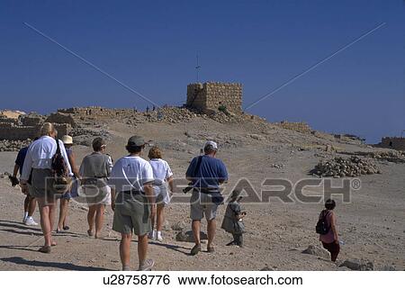 Stock Photograph - dead, ancient, masada, fortress, herodian, city. Fotosearch