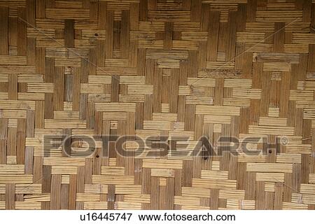 Stock Photo - detail, house, thailand, nature, pattern, background. Fotosearch