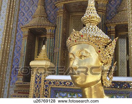 Stock Photo - details, person, architectural, statue, thailand, people. Fotosearch
