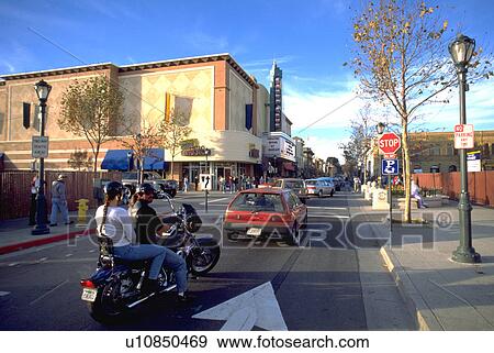 Stock Photo - downtown, couple, california, cruz, santa, people. Fotosearch