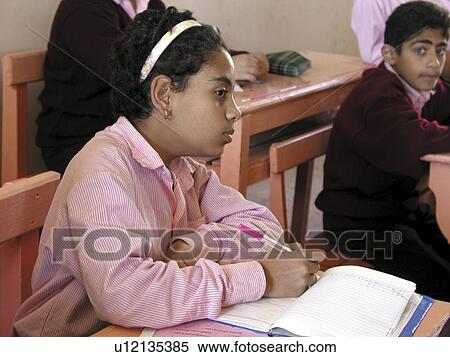 egypt, girl, 8038, school, person, people View Large Photo Image Stock Photography - egypt, girl, 8038, school, person, people. Fotosearch