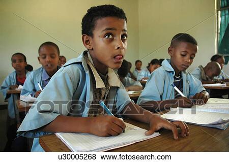elementary, person, ethiopia, boy, school, people View Large Photo Image Stock Photo - elementary, person, ethiopia, boy, school, people. Fotosearch
