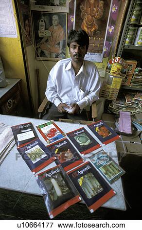 Stock Photo - fertilizer, person, seed, india, male, people. Fotosearch