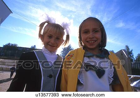 Stock Image - girls, person, russia, 5136, children, people. Fotosearch