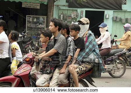 Picture - hanoi, person, scene, street, vietnam, people. Fotosearch