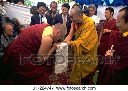 Stock Photo - holy, lama, buddhism, monk, tibet, dalai. Fotosearch