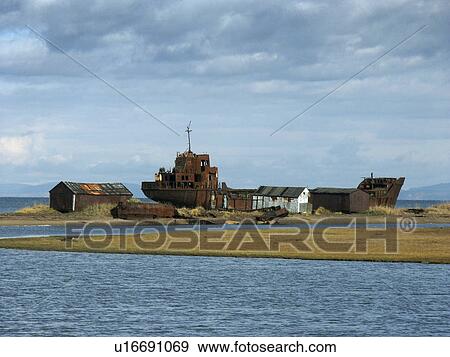 island, abandoned, sakhalin, alexandrovsk, ship, russia View Large Photo Image Stock Photo - island, abandoned, sakhalin, alexandrovsk, ship, russia. Fotosearch