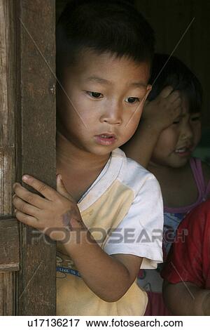 Stock Photo - kachin, child, thailand, 9602, person, people. Fotosearch