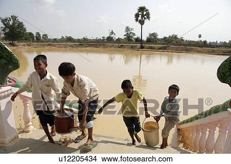 Picture - kid, people, children, person, child, water. Fotosearch