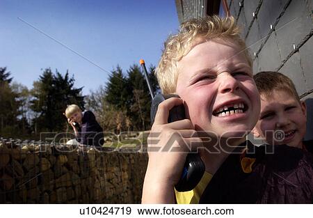 Stock Photo - kids, released, young, between, communication, model. Fotosearch