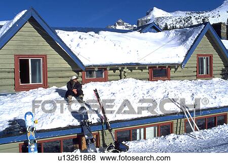 lake, resort, ski, louise, winter View Large Photo Image Stock Photo - lake, resort, ski, louise, winter. Fotosearch