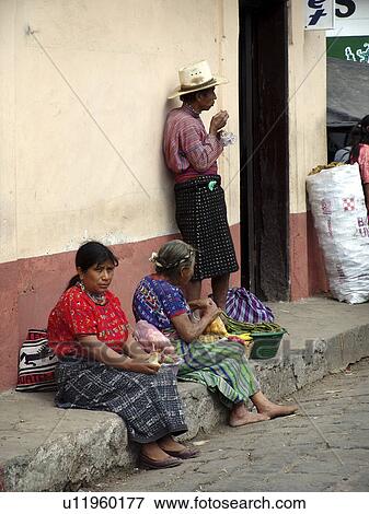 Stock Photo - market, person, mayan, weekly, guatemala, people. Fotosearch