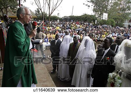 mass, party, kenya, person, people, wedding View Large Photo Image Stock Photo - mass, party, kenya, person, people, wedding. Fotosearch
