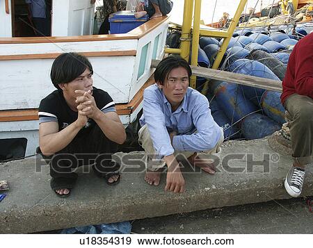 Stock Photo - migrant, person, cambodian, thailand, 9754, people. Fotosearch