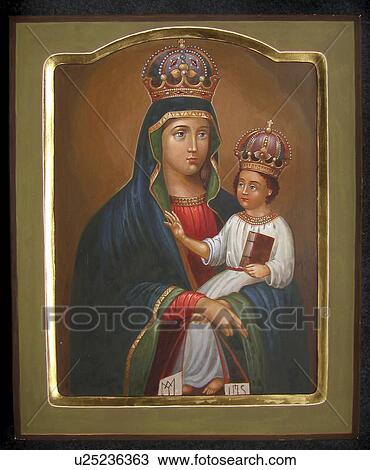 Stock Image - miniature, icon, russia, 7764, person, people. Fotosearch