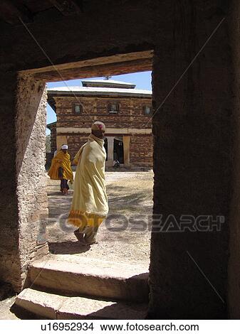 monastery, person, damo, debre, ethiopia, people View Large Photo Image Picture - monastery, person, damo, debre, ethiopia, people. Fotosearch