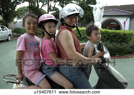 Stock Image - mother, person, taiwan, children, school, people. Fotosearch