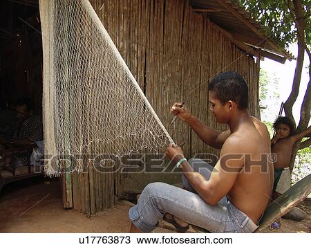 nets, person, repairing, fisherman, colombia, people View Large Photo Image Stock Image - nets, person, repairing, fisherman, colombia, people. Fotosearch