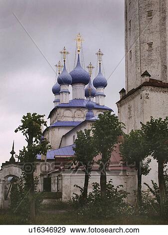 Stock Photo - palekh, person, church, russia, 7813, people. Fotosearch