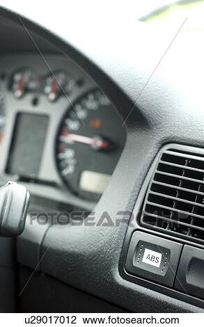 Stock Image - parts, dash, closeup, style, automobile, car. Fotosearch