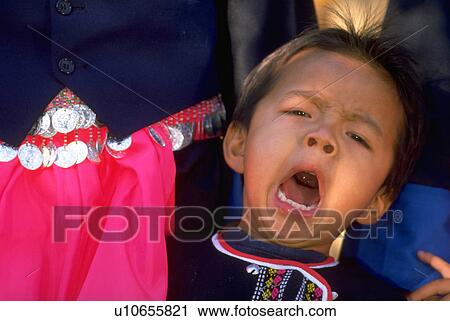 Stock Image - people, boy, home, children, family. Fotosearch