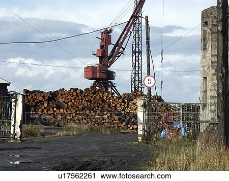 Stock Image - people, logs, russia, person, business. Fotosearch