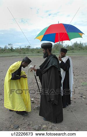 Stock Image - person, gregorius, archbishop, ethiopia, people. Fotosearch