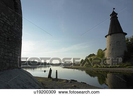 Stock Photo - person, pskov, kremlin, russia, people. Fotosearch