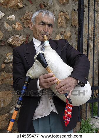 Stock Photo - person, yugoslav, macedonia, art, people. Fotosearch