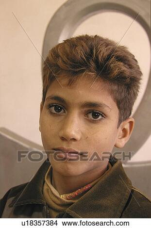 Picture - posing, person, boy, egypt, 8013, people. Fotosearch