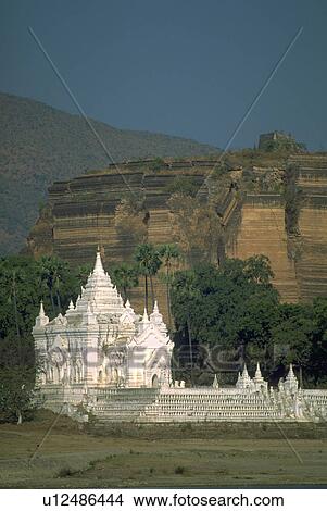 pround, temple, stands, paya, mingun, ancient View Large Photo Image Picture - pround, temple, stands, paya, mingun, ancient. Fotosearch