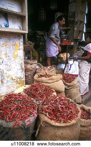 Stock Photo - red, people, india, 5313, person, food. Fotosearch