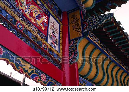 roof, architectural, wooden, colorful, ornament, temple View Large Photo Image Stock Image - roof, architectural, wooden, colorful, ornament, temple. Fotosearch