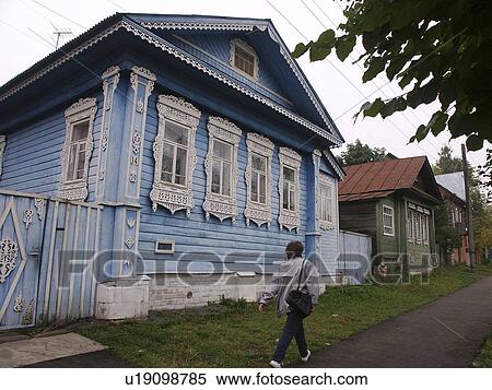 russia, house, 7825, home, person, people View Large Photo Image Stock Photography - russia, house, 7825, home, person, people. Fotosearch