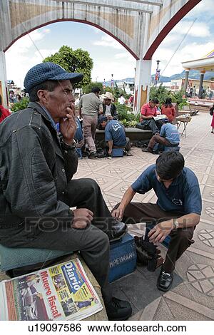 Stock Photograph - san, person, work, shiner, guatemala, people. Fotosearch