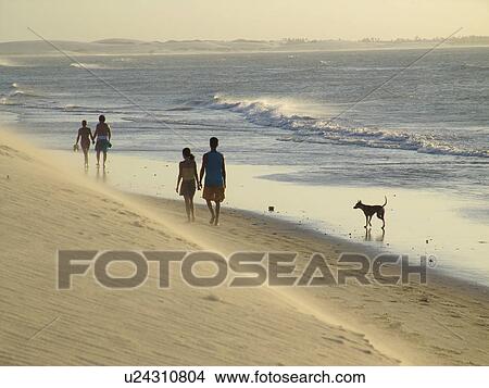 sand, people, walking, brazil, person, beach View Large Photo Image Picture - sand, people, walking, brazil, person, beach. Fotosearch