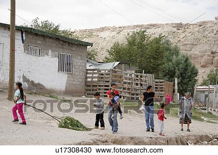 Stock Image - scene, person, street, hispanic, mexico, people. Fotosearch