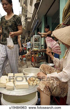 Stock Image - selling, people, female, vietnam, person, woman. Fotosearch