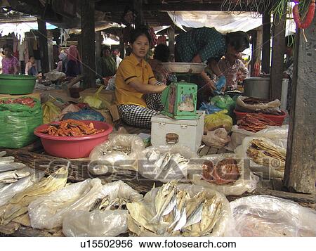 selling, person, stall, cambodia, fish, people View Large Photo Image Stock Photograph - selling, person, stall, cambodia, fish, people. Fotosearch