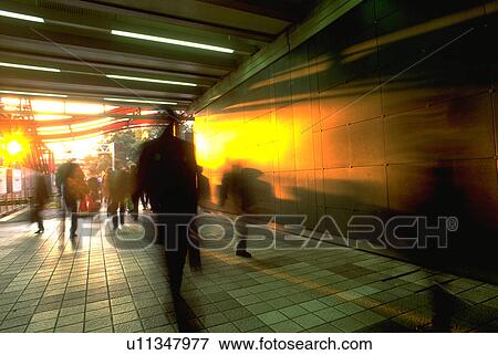 shinjaku, people, tunnel, through, walking, business View Large Photo Image Stock Photo - shinjaku, people, tunnel, through, walking, business. Fotosearch