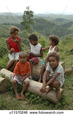 Stock Photograph - sitting, person, kids, brazil, children, people. Fotosearch