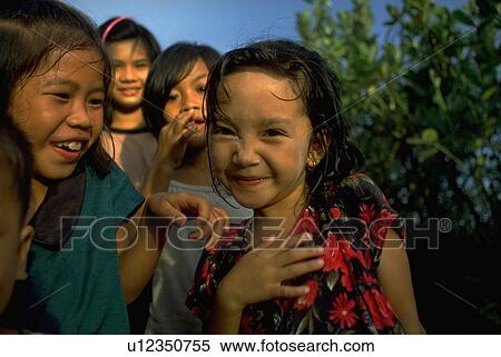 Stock Photography - smiling, people, group, home, children, family. Fotosearch