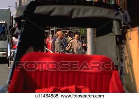 tokyo, japanese, streets, parked, rickshaw, people View Large Photo Image Stock Photography - tokyo, japanese, streets, parked, rickshaw, people. Fotosearch