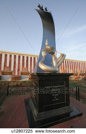 Stock Photography - tsunami, people, monument, india, person, party. Fotosearch