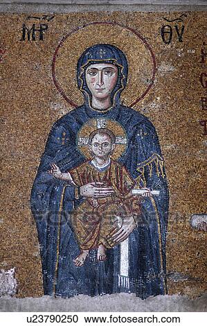 virgin, child, mosaic, turkey, person, people View Large Photo Image Stock Image - virgin, child, mosaic, turkey, person, people. Fotosearch