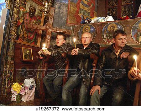 Stock Image - yugoslav, people, macedonia, person, easter, love. Fotosearch