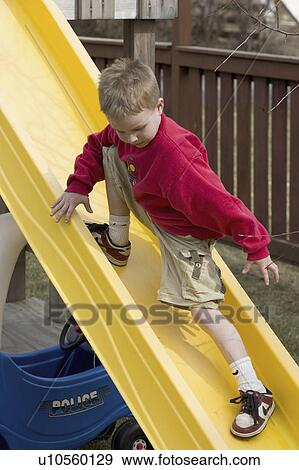 age, slide, up, climbing, boy View Large Photo Image Stock Photo - age, slide, up, climbing, boy. Fotosearch